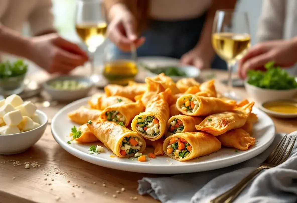 Amici a Casa? Roulés Filo Pronti in 15 Minuti: L'Aperitivo Perfetto per le Emergenze!