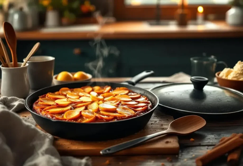 Ce gâteau aux pommes à la poêle va vite devenir votre dessert fétiche du quotidien (facile et rapide)