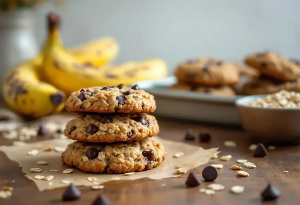 Cookies aux flocons d’avoine : la recette gourmande sans beurre ni sucre avec seulement 3 ingrédients
