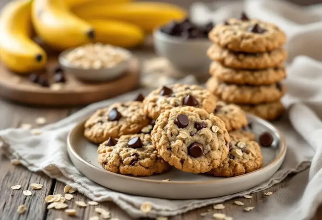 Cookies aux flocons d’avoine : la recette sans beurre ni sucre avec seulement 3 ingrédients