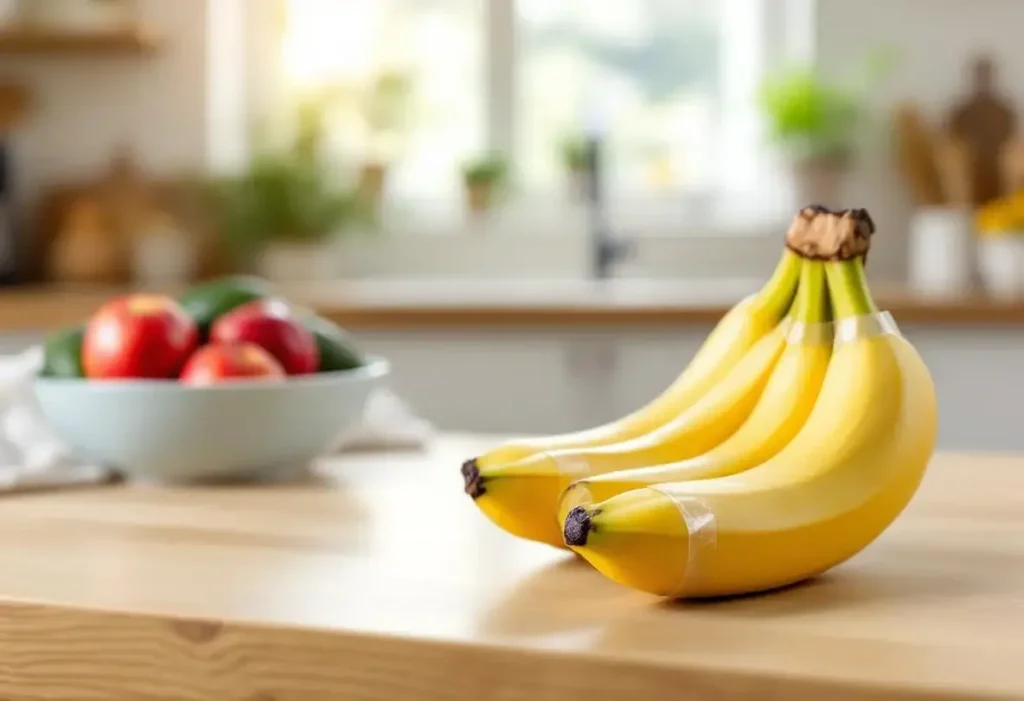 « Elles ne noircissent plus » : mon astuce toute simple pour garder vos bananes bien jaunes et fraîches plus longtemps