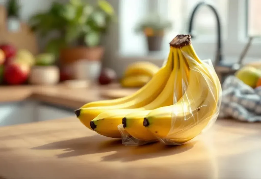 « Elles ne noircissent plus » : mon astuce toute simple pour garder vos bananes bien jaunes, ultra fraîches et vraiment savoureuses plus longtemps