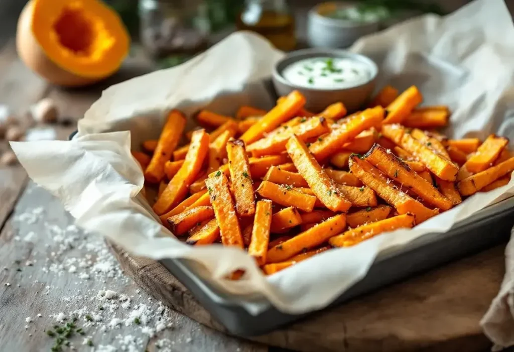 Frites de courge au parmesan : l’astuce saine (et bluffante) pour oublier les frites classiques