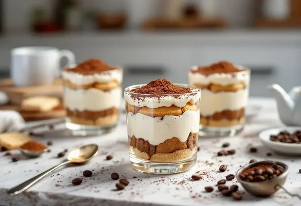 « J’ai remplacé le mascarpone par cet ingrédient » : le tiramisu light 2 fois moins calorique qui régalera tout le monde !