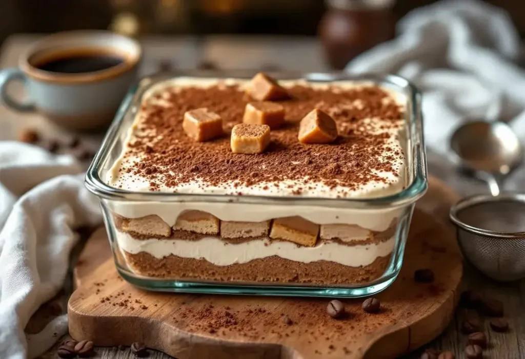 J’ai testé ce tiramisu à la crème de marrons noté 4,7/5 : un pur délice à savourer à chaque cuillère !
