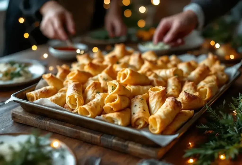 « J’ai trouvé LA recette d’apéro des fêtes » : mes roulés croustillants à la pâte filo font un carton (prêts en 15 min)