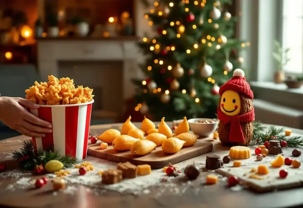 Repas au KFC, bûche au plafond… ces traditions culinaires de Noël les plus improbables à travers le monde
