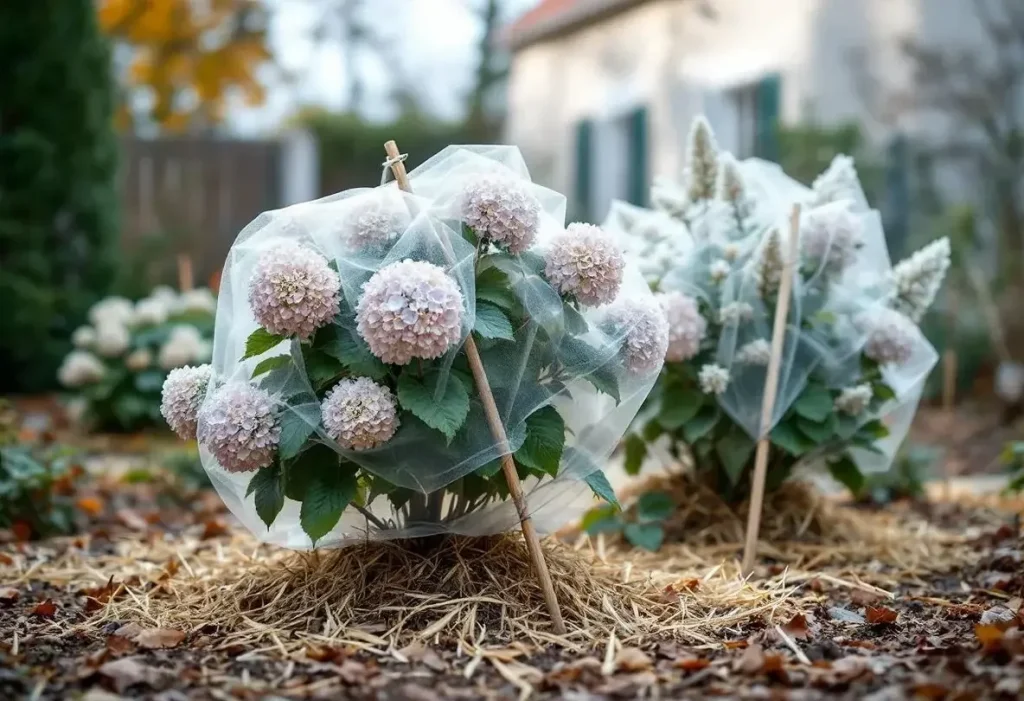 Vos hortensias sont-ils prêts pour l’hiver ? Les gestes essentiels pour bien les protéger du gel