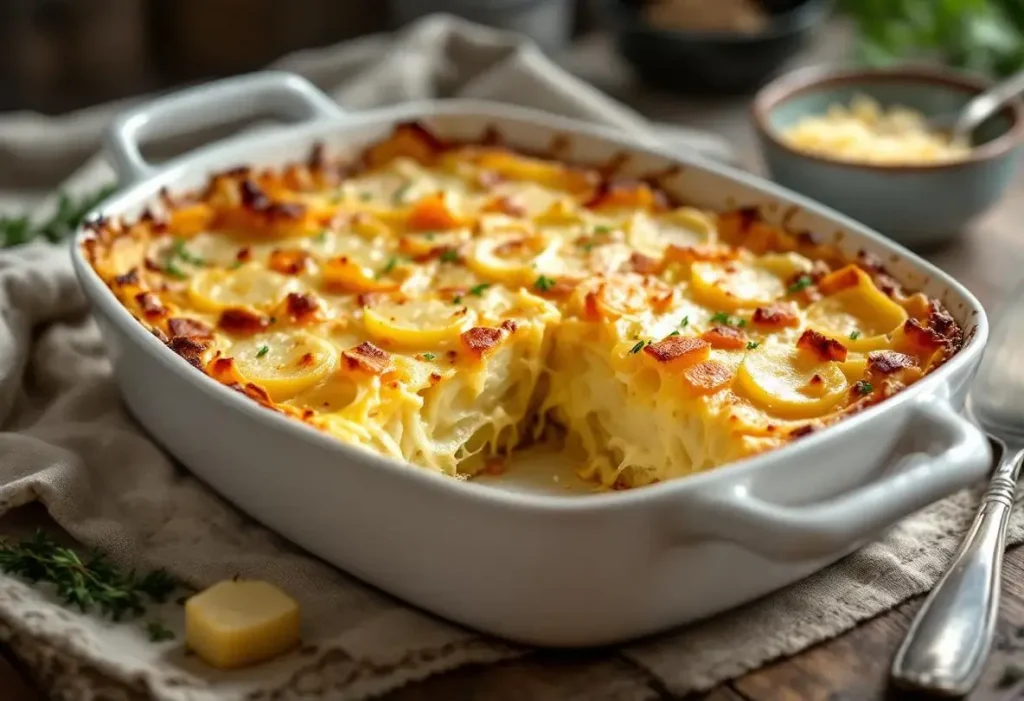 Gratin de pommes de terre, poireaux et carottes : fondant, parfaitement doré et hyper facile à préparer